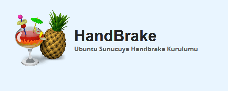 Ubuntu Sunucuya Handbrake Kurulumu